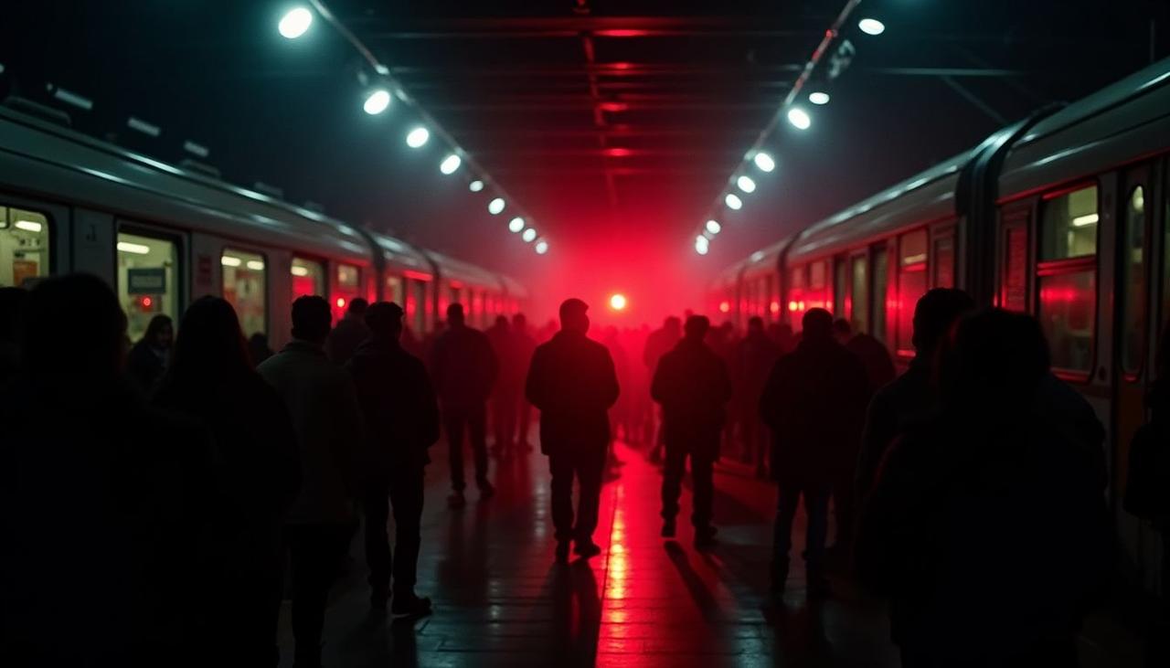 某地高铁站发生大规模斗殴事件：数十人持械互殴，现场一片混乱